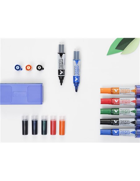 Marker Whiteboard Pilot Vboard Master, 6 mm Varf Rotund - Albastru