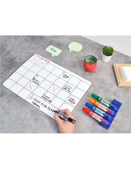 Marker Whiteboard Pilot Vboard Master, 6 mm Varf Rotund - Rosu