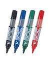 VB4+B,Set 4 Markere WHITEBOARD Pilot Vboard master vf rotund + Burete