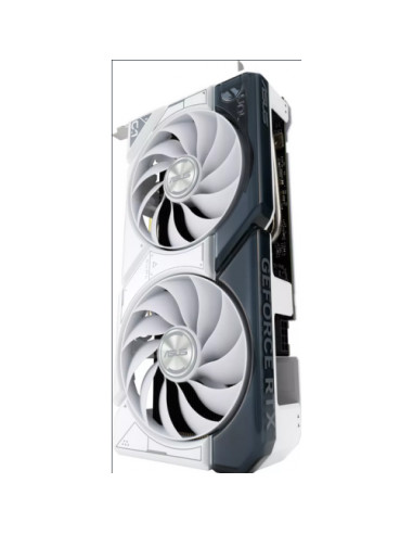 DUAL-RTX4060-O8G-WHITE,Placa video ASUS nVidia GeForce RTX 4060 Dual OC White 8GB, GDDR6, 128bit