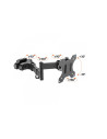 ICA-LCD110BK,Suport pentru TV / LCD/ LED de perete, brat 3 articulatii, Techly, 17-32 inch, mobil, Negru, ICA-LCD 110BK