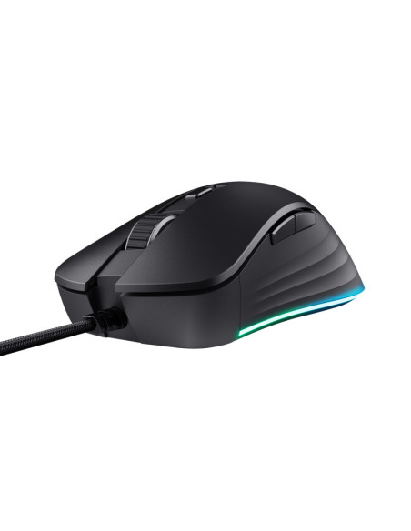 TR-24890,Mouse Trust GXT924 YBAR+ 25600 DPI, "TR-24890", Negru