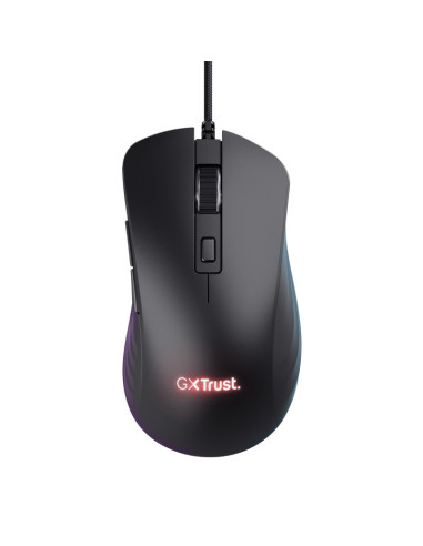 TR-24890,Mouse Trust GXT924 YBAR+ 25600 DPI, "TR-24890", Negru