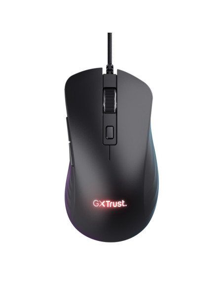 TR-24890,Mouse Trust GXT924 YBAR+ 25600 DPI, "TR-24890", Negru