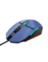 TR-25067,Mouse Trust GXT109B FELOX, Ambidextru, USB Tip-A, 6400 DPI, Albastru