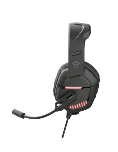 TR-24030,Casti cu microfon Trust GXT 448 NIXXO, 3.5mm jack/USB-A, Negru