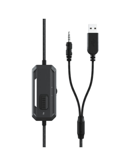 TR-24030,Casti cu microfon Trust GXT 448 NIXXO, 3.5mm jack/USB-A, Negru