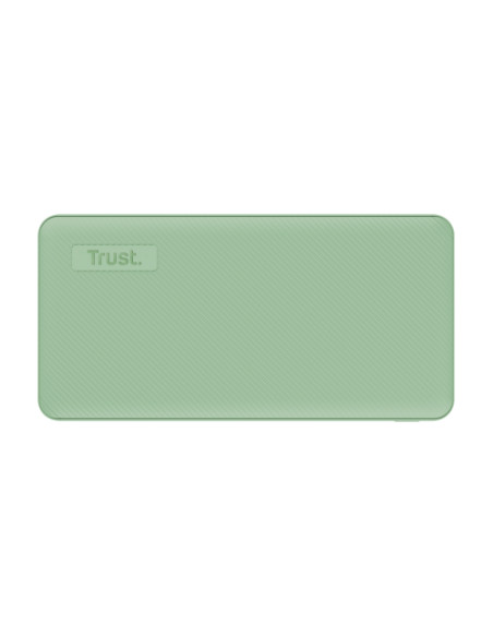 TR-25027,Baterie portabila Trust Primo Ultra-thin Eco, 20000mAh, 2x USB, 1x MicroUSB, 1x USB-C, Verde