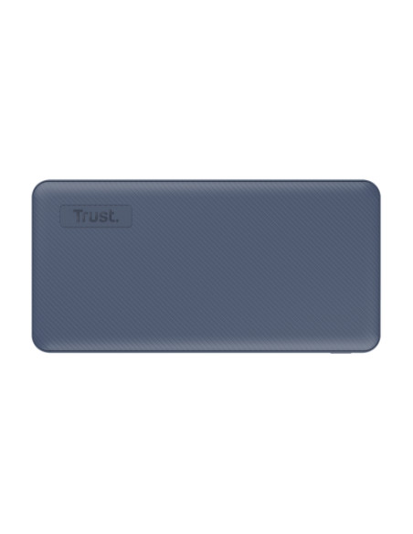 TR-25026,Baterie portabila Trust Primo Ultra-thin Eco, 20000mAh, 2x USB, 1x MicroUSB, 1x USB-C, Albastru