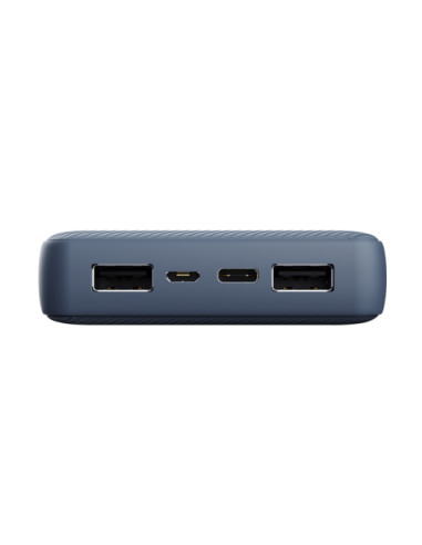 TR-25026,Baterie portabila Trust Primo Ultra-thin Eco, 20000mAh, 2x USB, 1x MicroUSB, 1x USB-C, Albastru