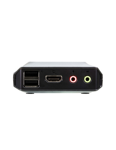 CS22H,KVM switch ATEN CS22H, 4096 x 2160 Pixel, 4K Ultra HD, 3,47 W, Negru