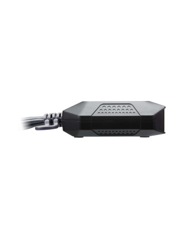 CS22H,KVM switch ATEN CS22H, 4096 x 2160 Pixel, 4K Ultra HD, 3,47 W, Negru