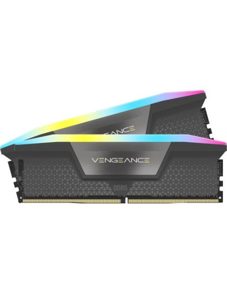 CMH32GX5M2D6000Z36K,Kit Memorie Corsair Vengeance RGB Grey AMD EXPO 32GB, DDR5-6000MHz, CL36, Dual Channel