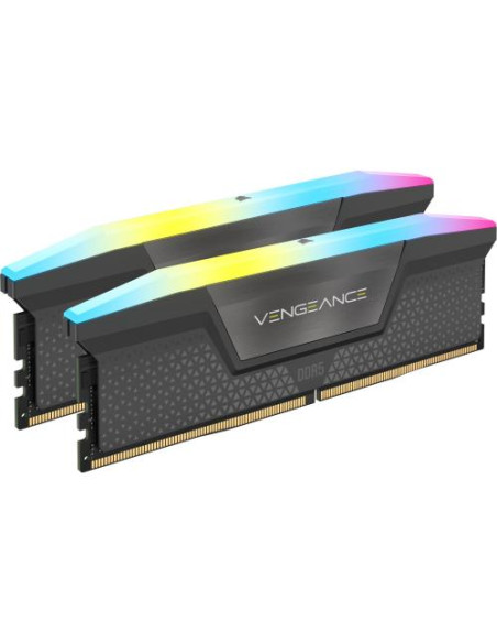 CMH32GX5M2D6000Z36K,Kit Memorie Corsair Vengeance RGB Grey AMD EXPO 32GB, DDR5-6000MHz, CL36, Dual Channel