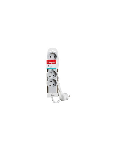 LN694552,Prelungitor Legrand MOESSCH 4X2P+E STD1 1.5M W/G "LN694552"