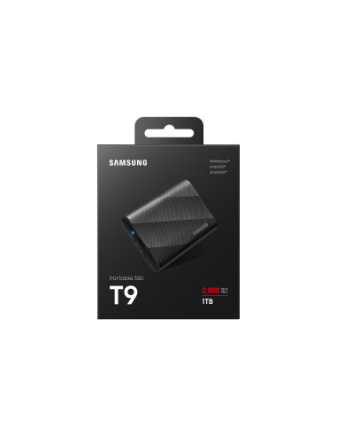 MU-PG1T0B/EU,SSD. Externe Samsung Portable SSD T9 1TB "MU-PG1T0B/EU"