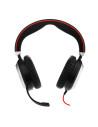 7899-823-109,Casti cu microfon Jabra Evolve 80 MS, USB-A/3.5mm jack, Black-Red