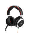 7899-823-109,Casti cu microfon Jabra Evolve 80 MS, USB-A/3.5mm jack, Black-Red