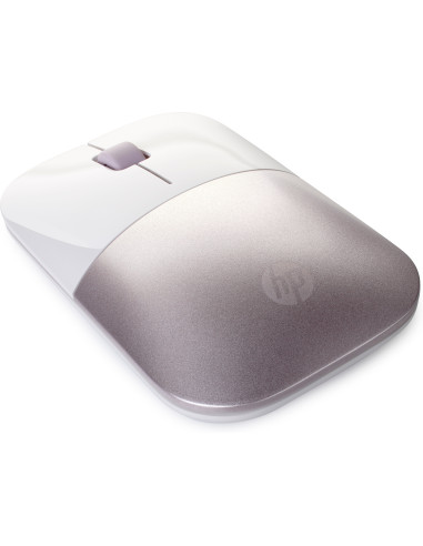 4VY82AA#ABB,HP Wireless Z3700 - White/Pink, Ambidextru, RF fara fir, 1200 DPI, Roz, Alb