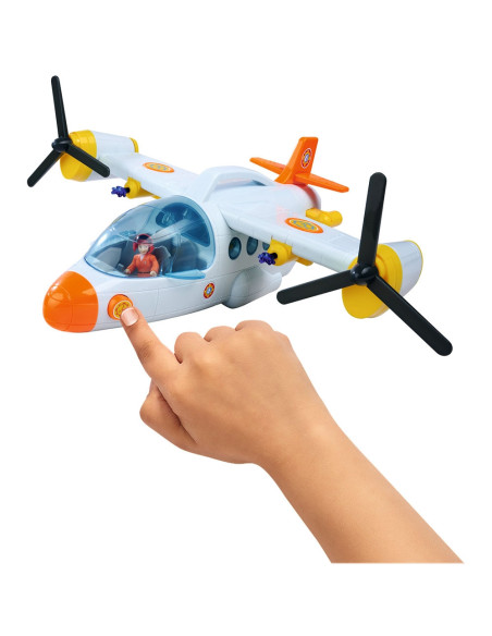 S109252615038,Avion Simba Fireman Sam Swift Rescue 42 cm cu figurine si accesorii