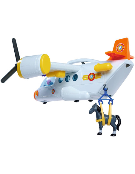 S109252615038,Avion Simba Fireman Sam Swift Rescue 42 cm cu figurine si accesorii