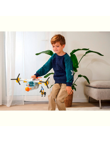 S109252615038,Avion Simba Fireman Sam Swift Rescue 42 cm cu figurine si accesorii