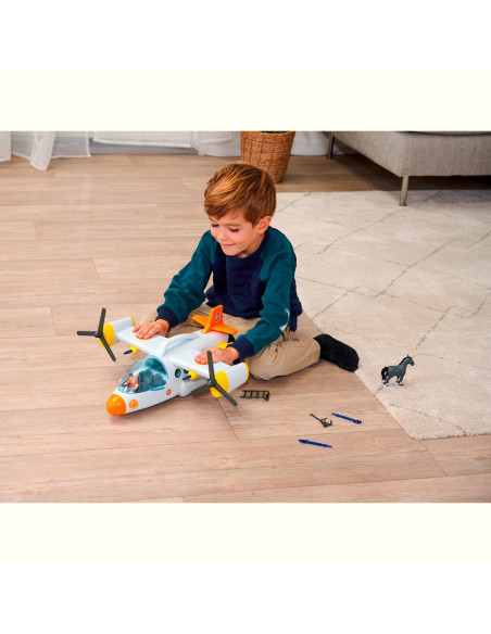 S109252615038,Avion Simba Fireman Sam Swift Rescue 42 cm cu figurine si accesorii