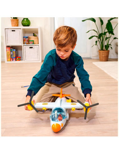 S109252615038,Avion Simba Fireman Sam Swift Rescue 42 cm cu figurine si accesorii