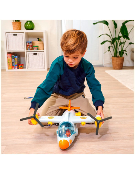 S109252615038,Avion Simba Fireman Sam Swift Rescue 42 cm cu figurine si accesorii