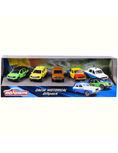 S212053166SRO,Set Majorette Dacia Historical cu 5 masinute