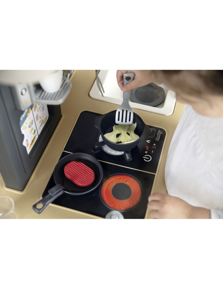 S7600312308,Bucatarie Smoby Tefal Evolutive albastru cu accesorii