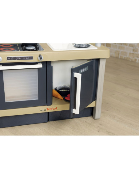 S7600312308,Bucatarie Smoby Tefal Evolutive albastru cu accesorii