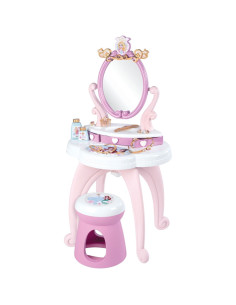 S7600320250,Jucarie Smoby Masuta de machiaj Disney Princess 2 in 1 roz cu accesorii