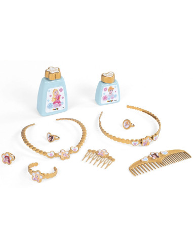 S7600320250,Jucarie Smoby Masuta de machiaj Disney Princess 2 in 1 roz cu accesorii