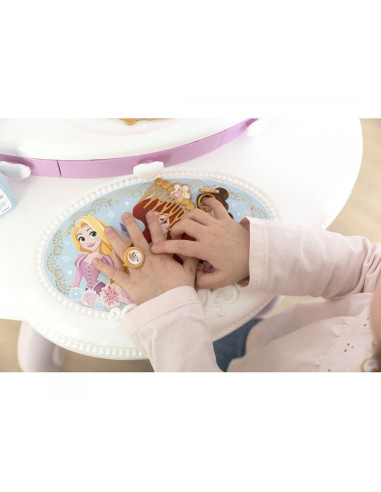 S7600320250,Jucarie Smoby Masuta de machiaj Disney Princess 2 in 1 roz cu accesorii