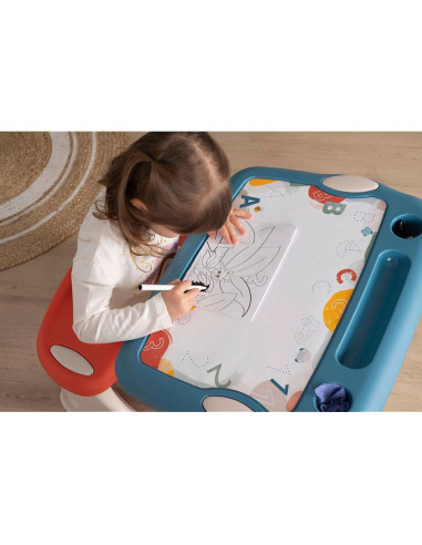 S7600420224,Banca scolara Smoby Magical Desk cu accesorii