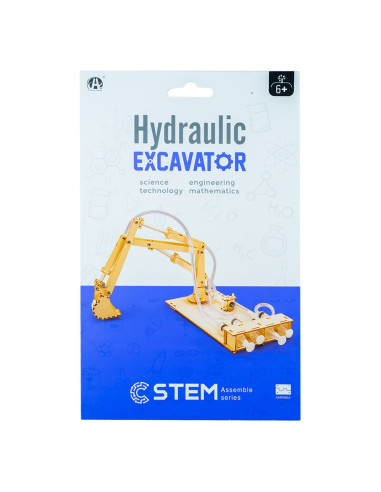 CH2053,Kit stem, construieste singur - Excavator din lemn hidraulic