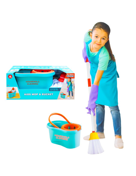 HJ611A,Set curatenie, mop si galeata