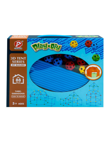 136-2,Set de constructie 3D, cort