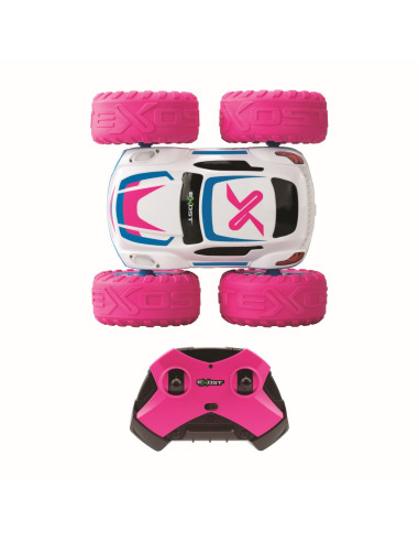 7530-20250,Masina Cu Telecomanda Exost Rc 1:18 360 Cross Led Amazone