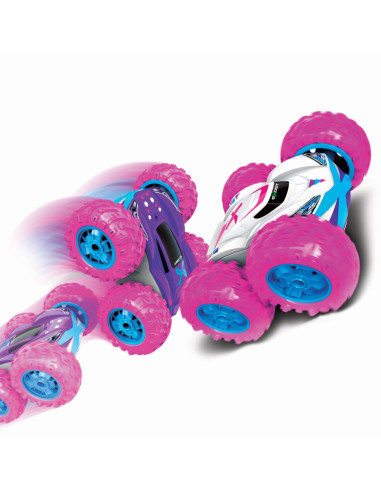 7530-20250,Masina Cu Telecomanda Exost Rc 1:18 360 Cross Led Amazone