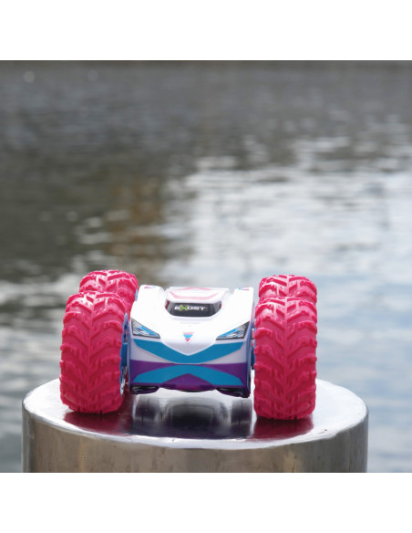 7530-20250,Masina Cu Telecomanda Exost Rc 1:18 360 Cross Led Amazone