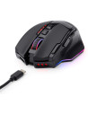 M801P-RGB,Mouse gaming wireless si cu fir Redragon Sniper Pro negru iluminare RGB