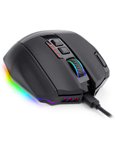 M801P-RGB,Mouse gaming wireless si cu fir Redragon Sniper Pro negru iluminare RGB