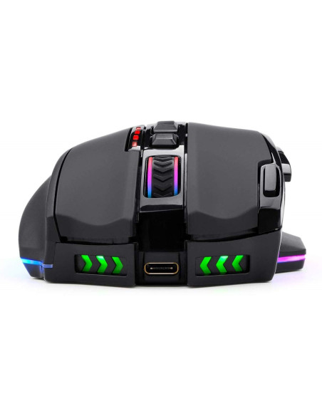 M801P-RGB,Mouse gaming wireless si cu fir Redragon Sniper Pro negru iluminare RGB