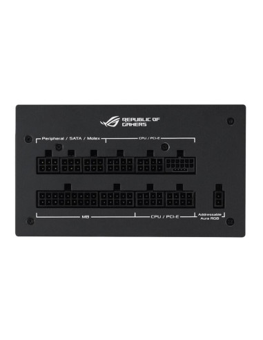 90YE00P0-B0NA00,Sursa full modulara ASUS ROG Strix 1200W Aura Edition neagra iluminare aRGB