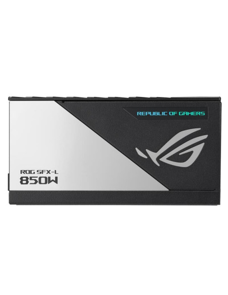 90YE00N3-B0NA00,Sursa full modulara ASUS ROG Loki SFX-L 850W neagra cu alb iluminare aRGB