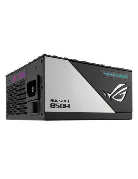 90YE00N3-B0NA00,Sursa full modulara ASUS ROG Loki SFX-L 850W neagra cu alb iluminare aRGB