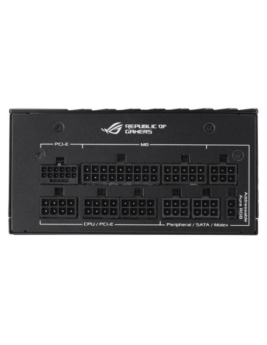 90YE00N3-B0NA00,Sursa full modulara ASUS ROG Loki SFX-L 850W neagra cu alb iluminare aRGB