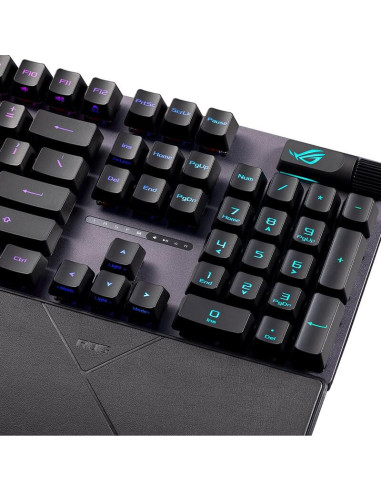 90MP0350-BKUA01,Tastatura gaming mecanica ASUS ROG Strix Scope II RX neagra iluminare RGB